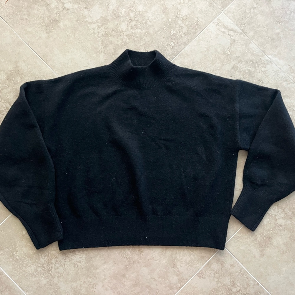 & Other Stories Black Turtleneck Sweater